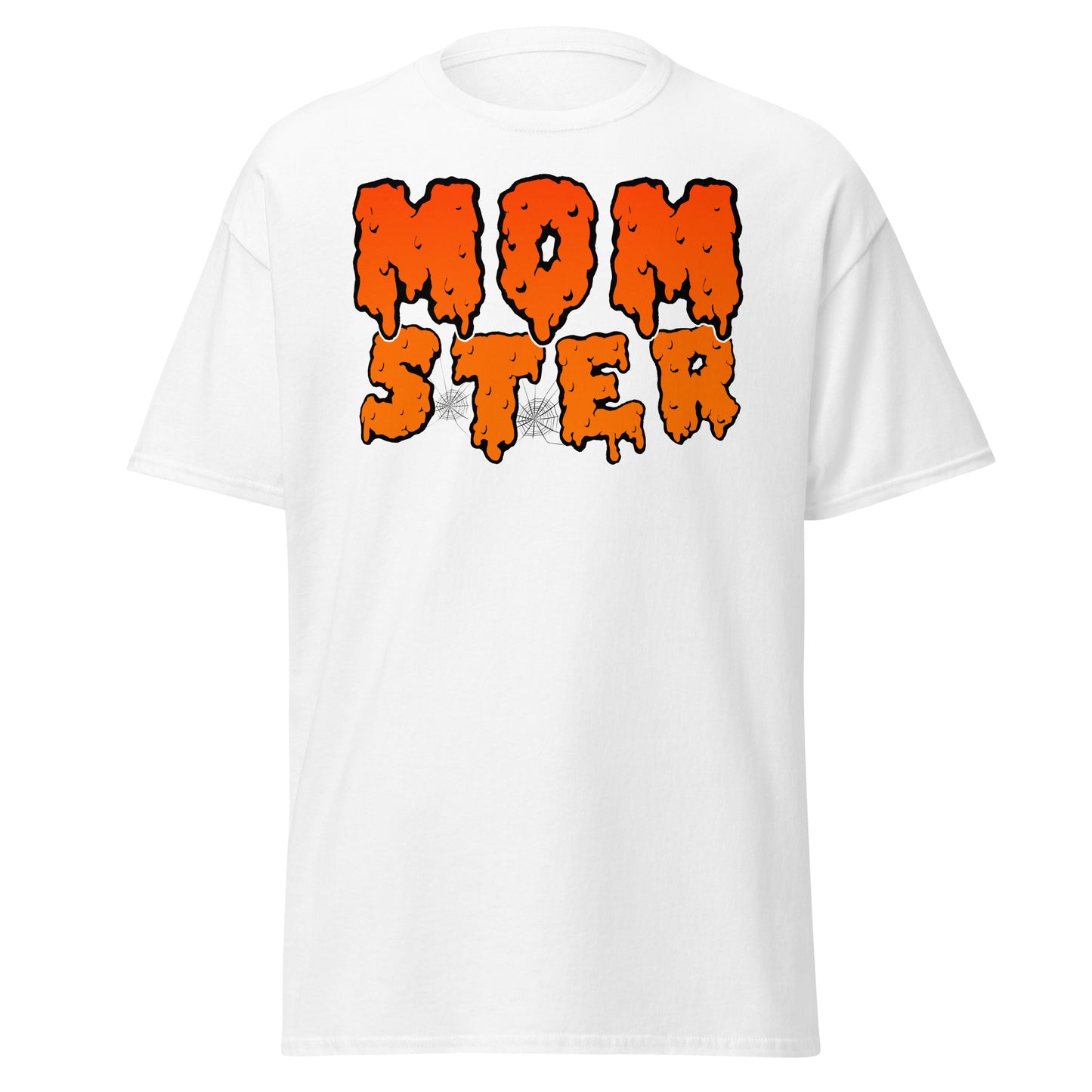 Momster, camiseta de algodón pesado de estilo suave con diseño de Halloween