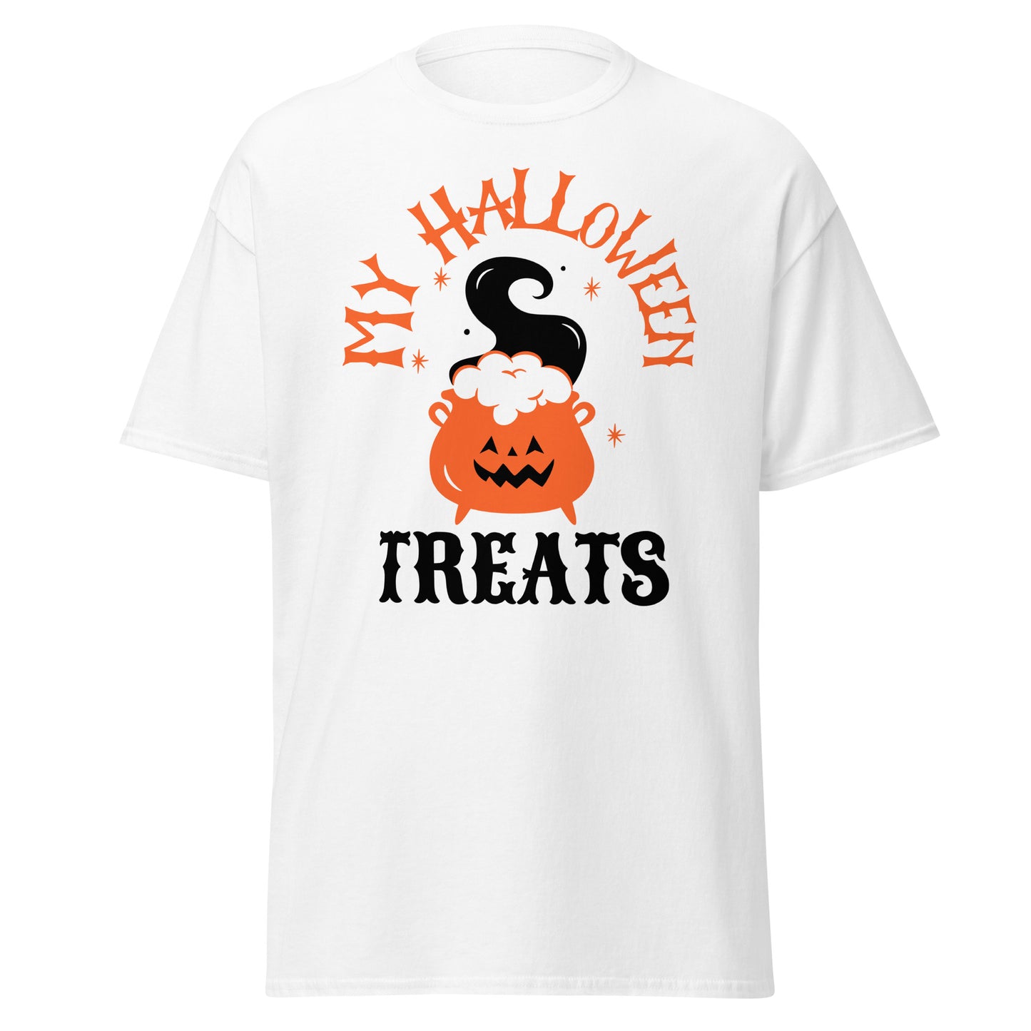 My Halloween Treats, camiseta de algodón pesado de estilo suave con diseño de Halloween