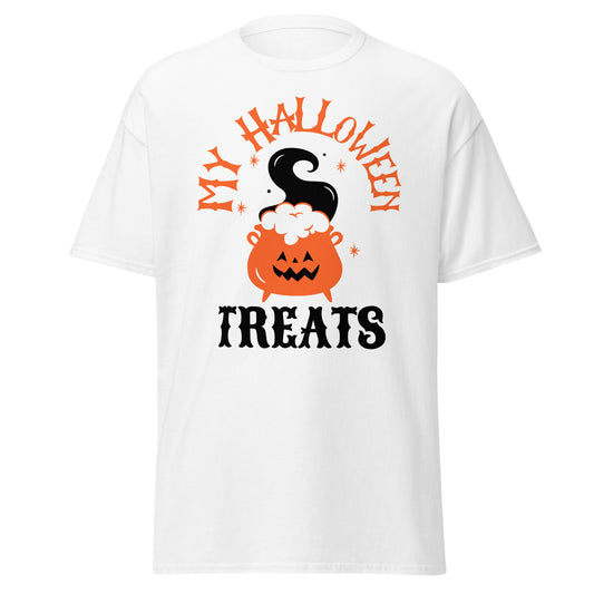 My Halloween Treats , Halloween Design Soft Style Heavy Cotton T-Shirt