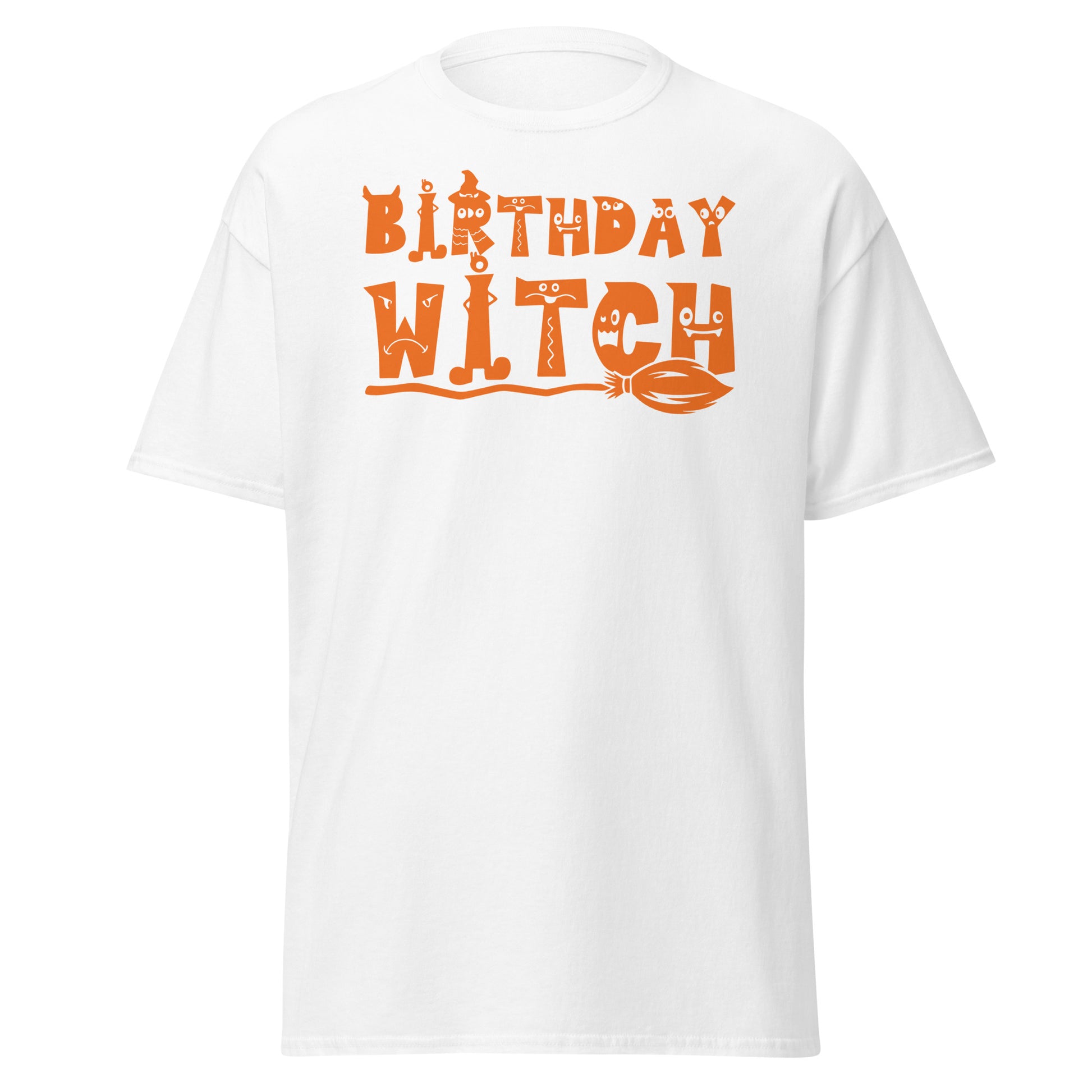 Magical Birthday Witch Halloween T-Shirt - Where Birthday Fun Meets Spooky Delight in Soft Style