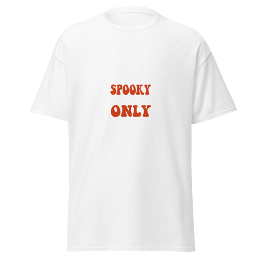 Spooky Vibes Only , Halloween Design Soft Style Heavy Cotton T-Shirt