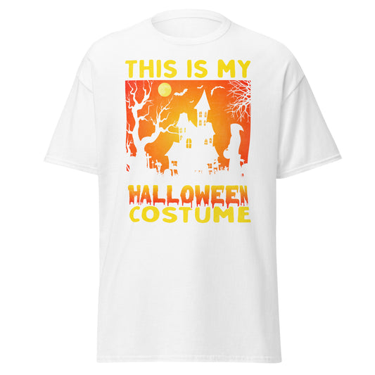 Este es mi disfraz de Halloween, camiseta de algodón pesado de estilo suave con diseño de Halloween