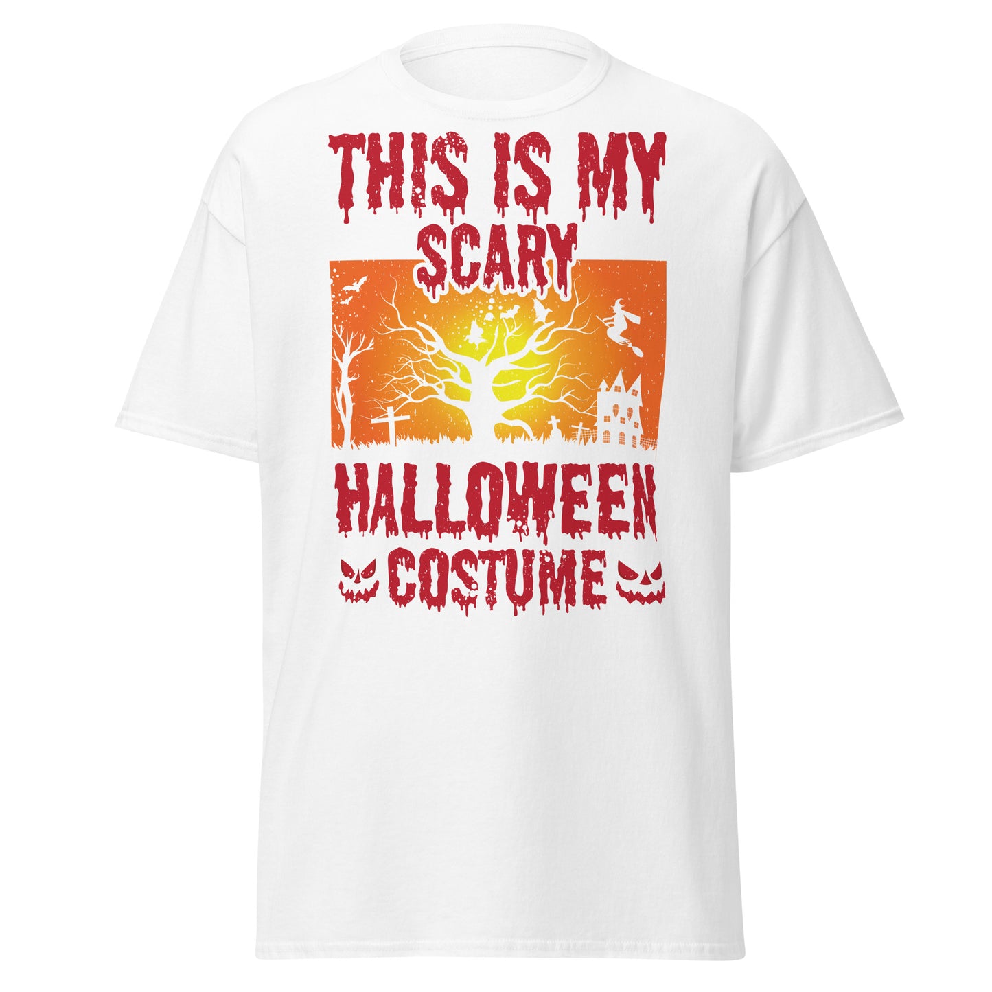 Das ist mein Saree-Halloween-Kostüm, weiches T-Shirt aus schwerer Baumwolle im Halloween-Design