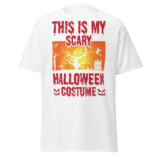 this is my saree halloween costume , Halloween Design Soft Style Heavy Cotton T-Shirt