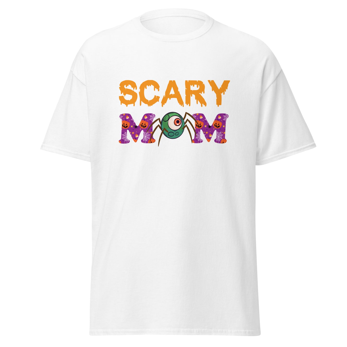 This Is My Scary Mom Costum , Halloween Design Soft Style Heavy Cotton T-Shirt