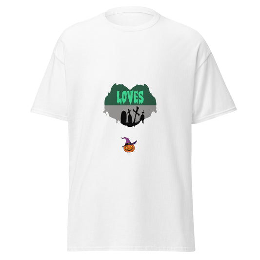 This girl loves halloween , Halloween Design Soft Style Heavy Cotton T-Shirt