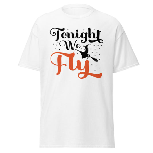 Tonight We Fly, Halloween-Design, weiches T-Shirt aus schwerer Baumwolle