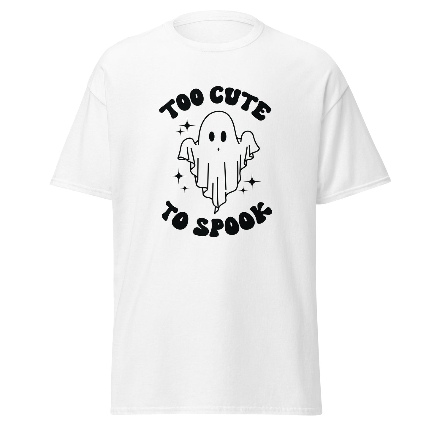 Too Cute to Spook , Halloween Design Soft Style Heavy Cotton T-Shirt