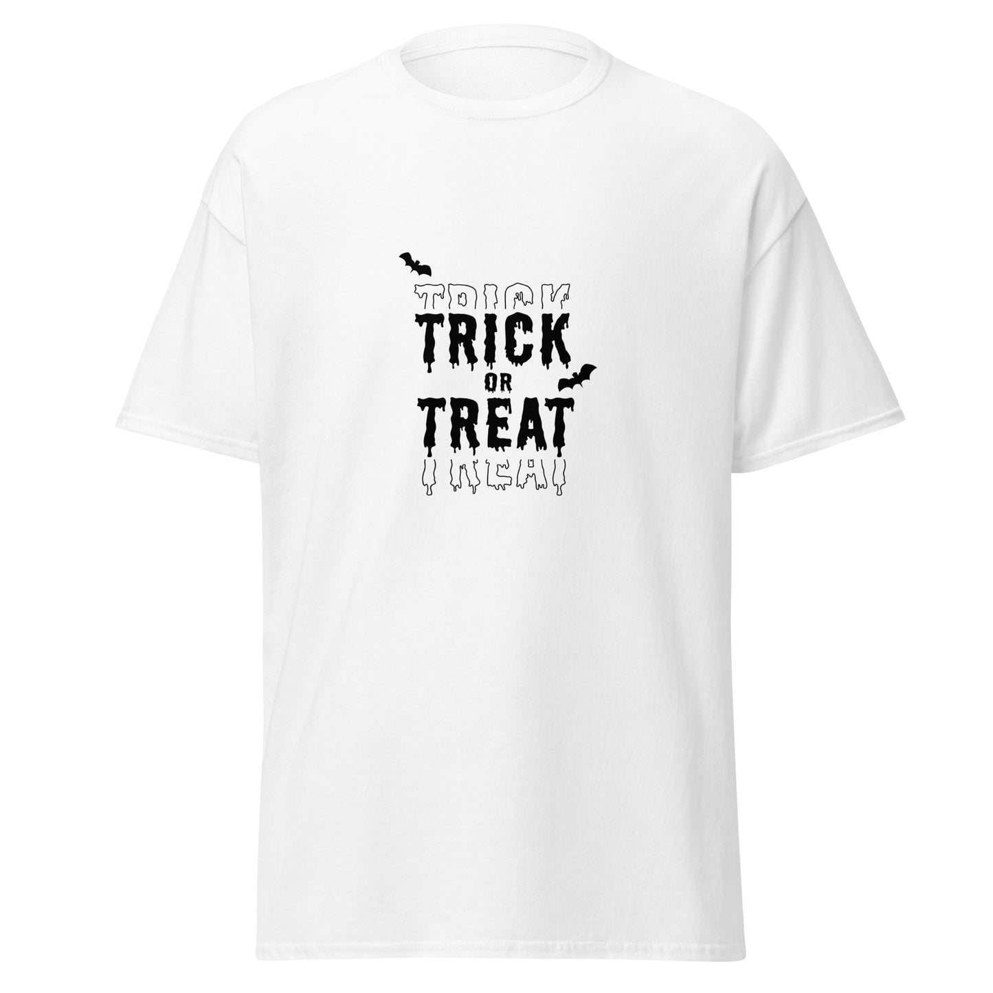 TRUCO O TRATO, Camiseta de algodón pesado de estilo suave con diseño de Halloween