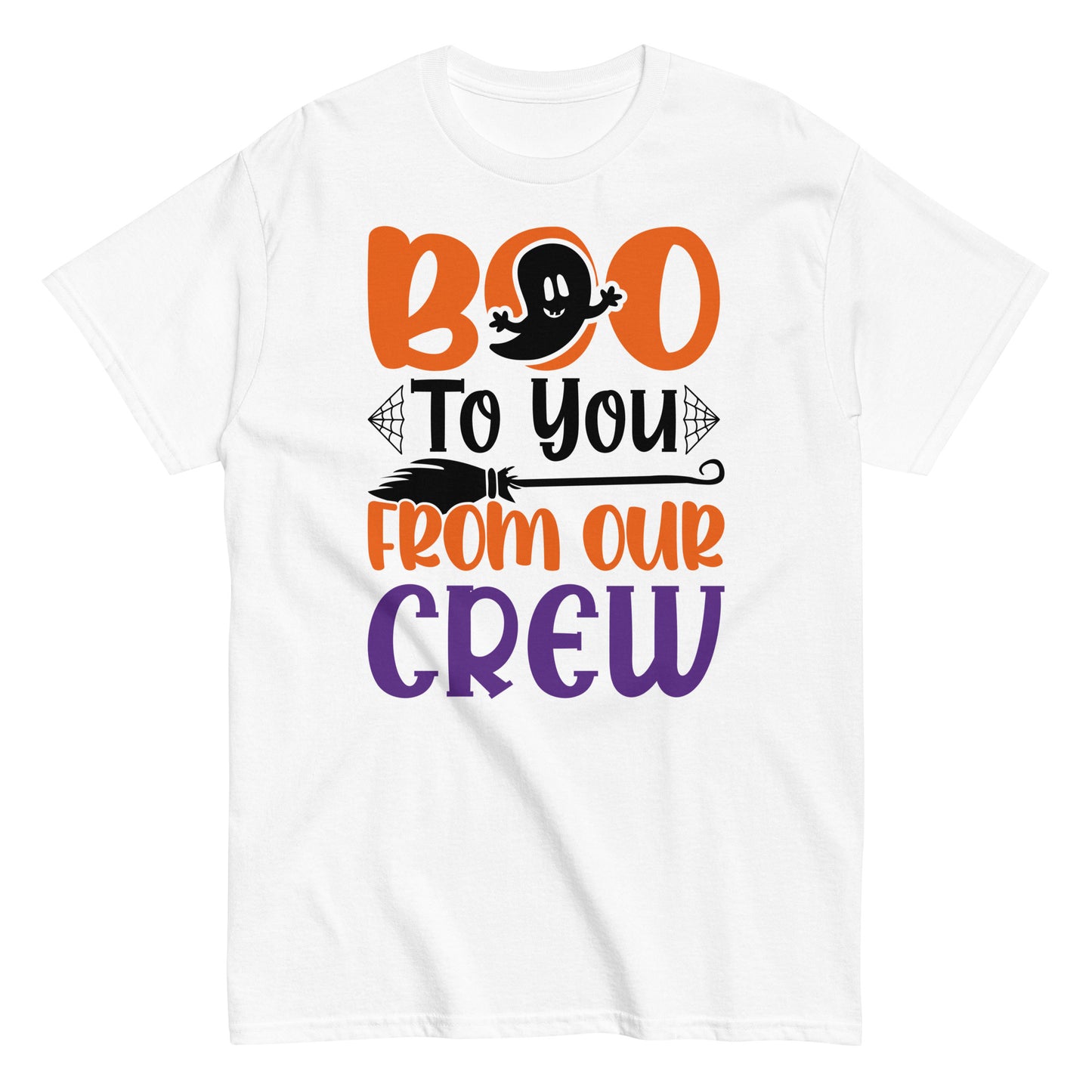 'Boo to You from Our Crew' Chic Halloween Tee