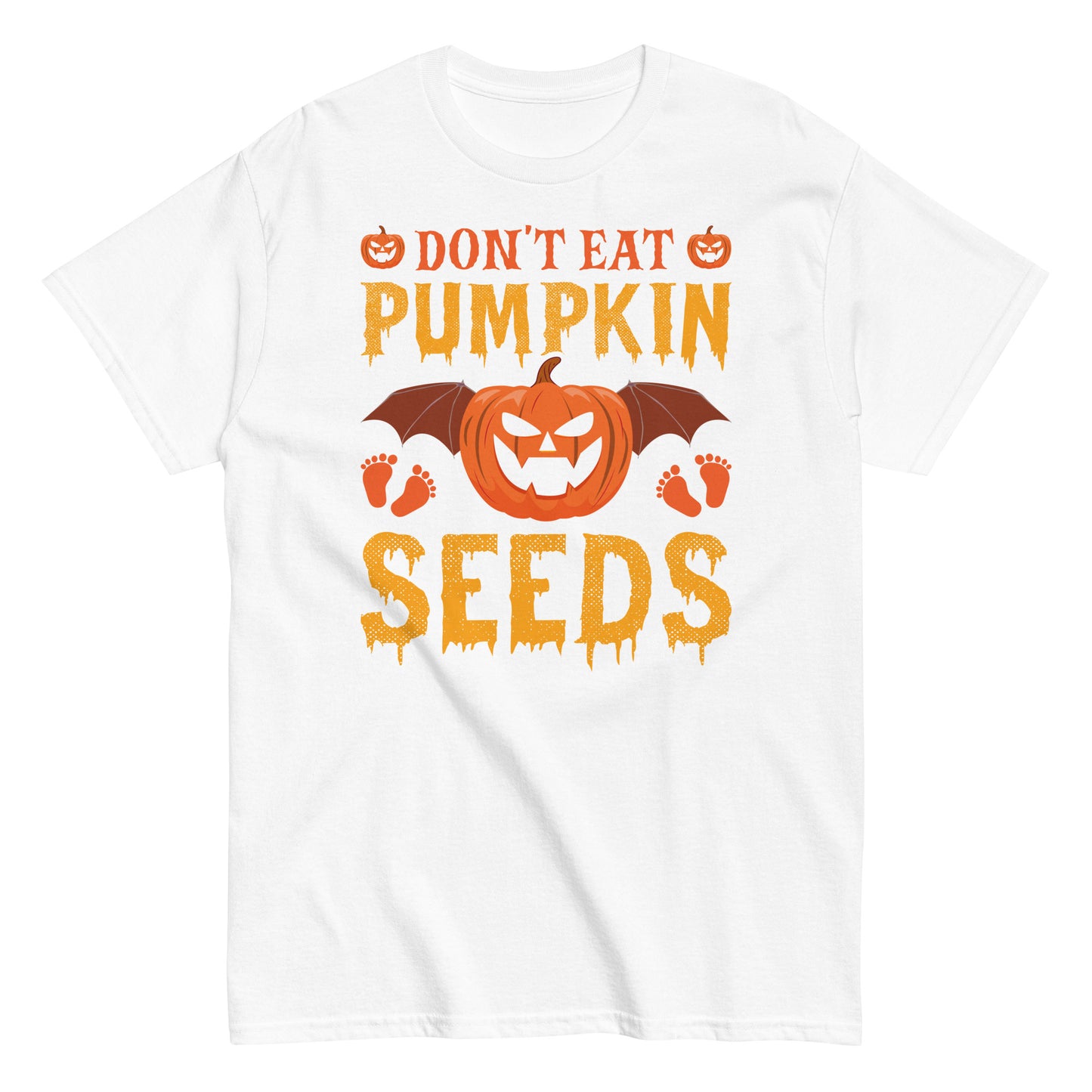  Halloween Vibes: Don't Eat Pumpkin Seeds Graphic Tee