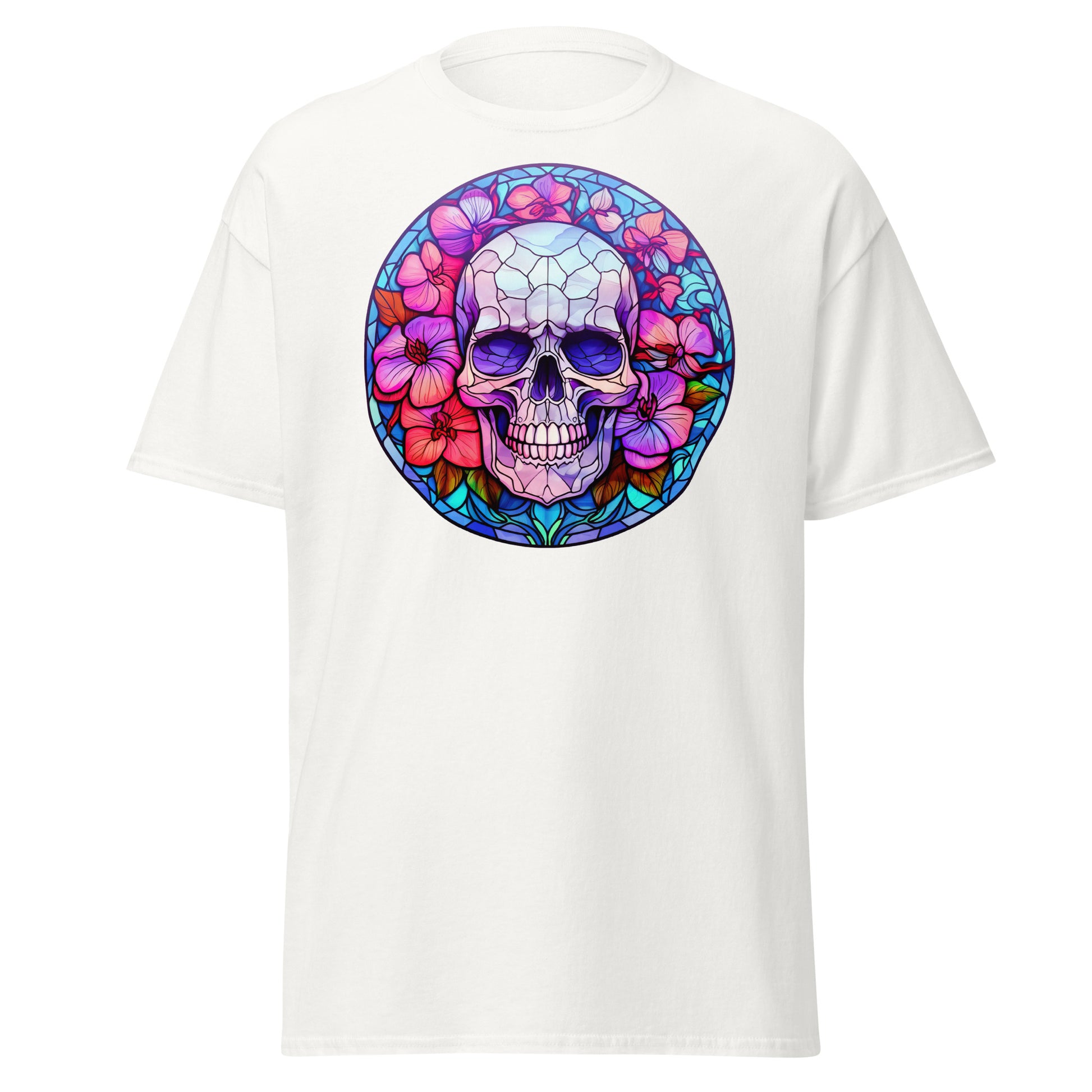 Crafted Spooky Beauty: Halloween Glass Shirt