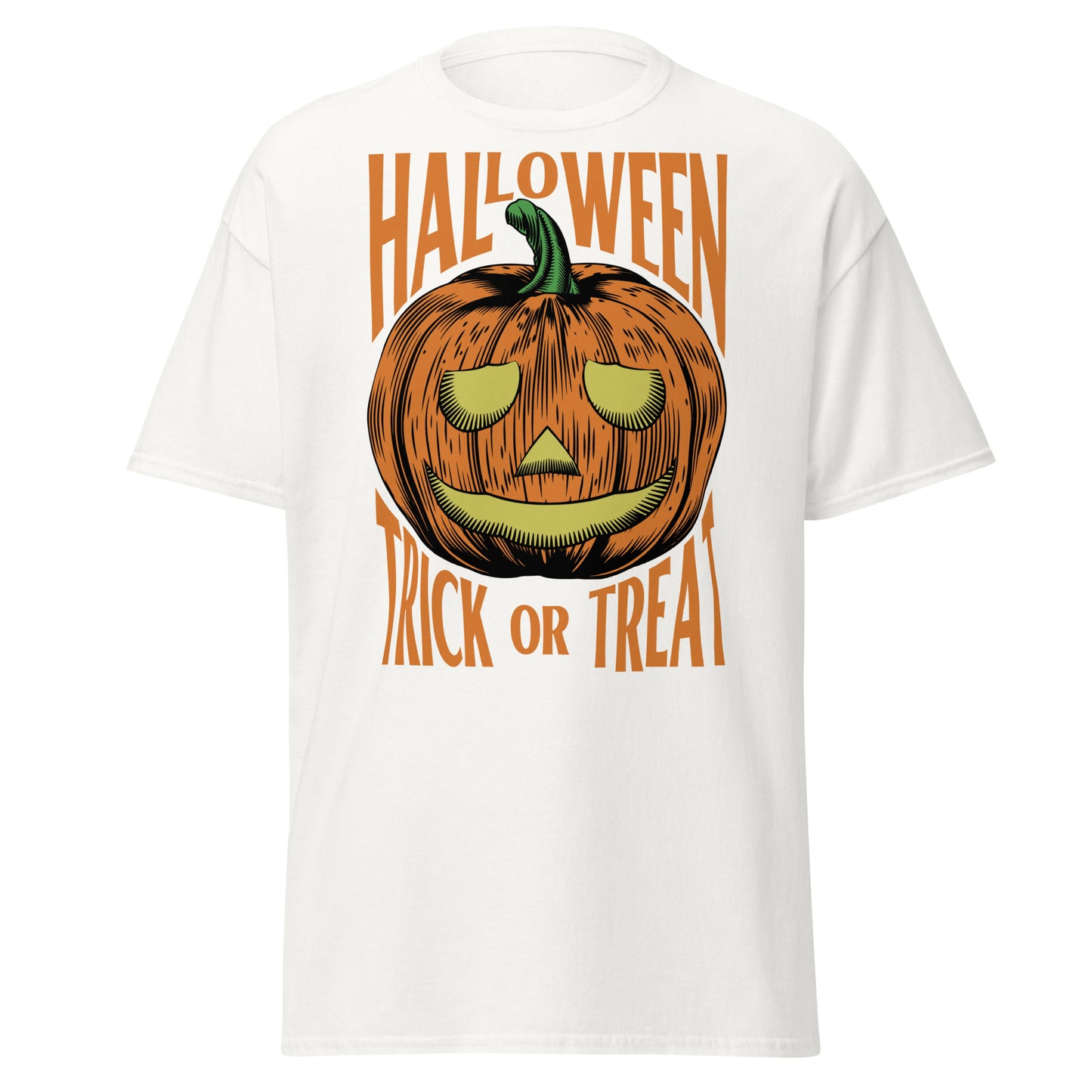 Crafted for Haunting Fun - Jack O' Lantern Pumpkin Halloween Shirt