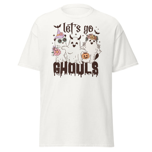 Let s go ghouls , Halloween Design Soft Style Heavy Cotton T-Shirt