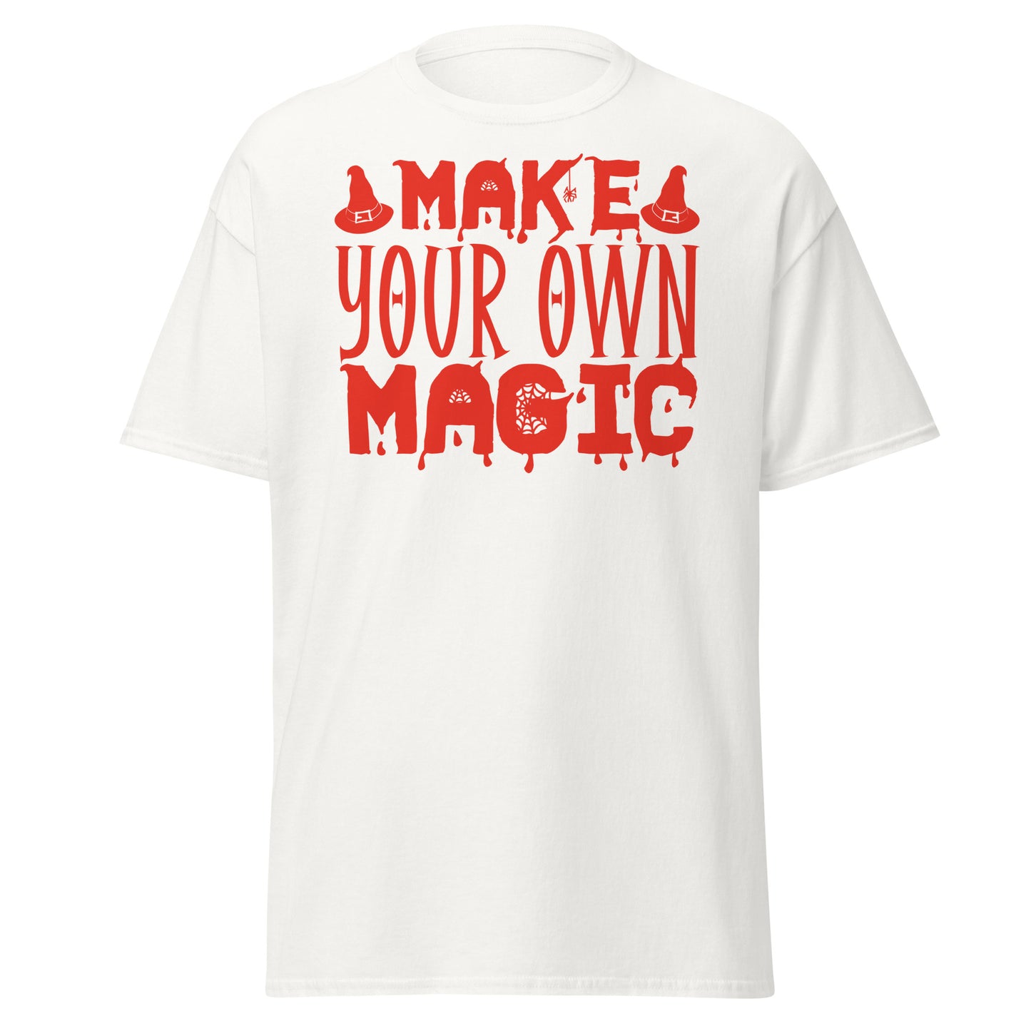 Make Your Own Magic , Halloween Design Soft Style Heavy Cotton T-Shirt