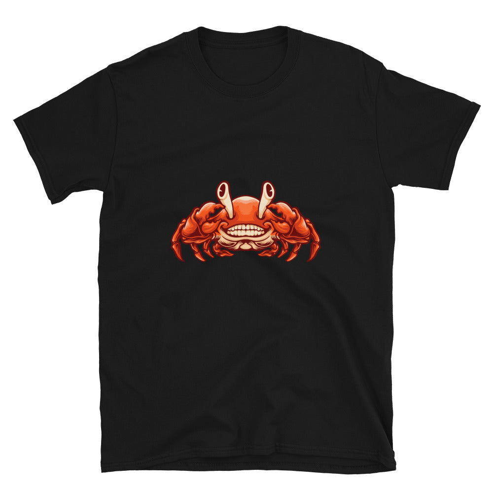 Smiling Crab mascot cartoon style Fit Unisex Softstyle T-Shirt