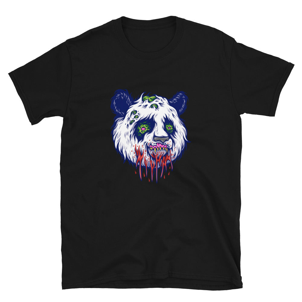 Gruseliges Pandakopf-Monster Fit Unisex Softstyle T-Shirt