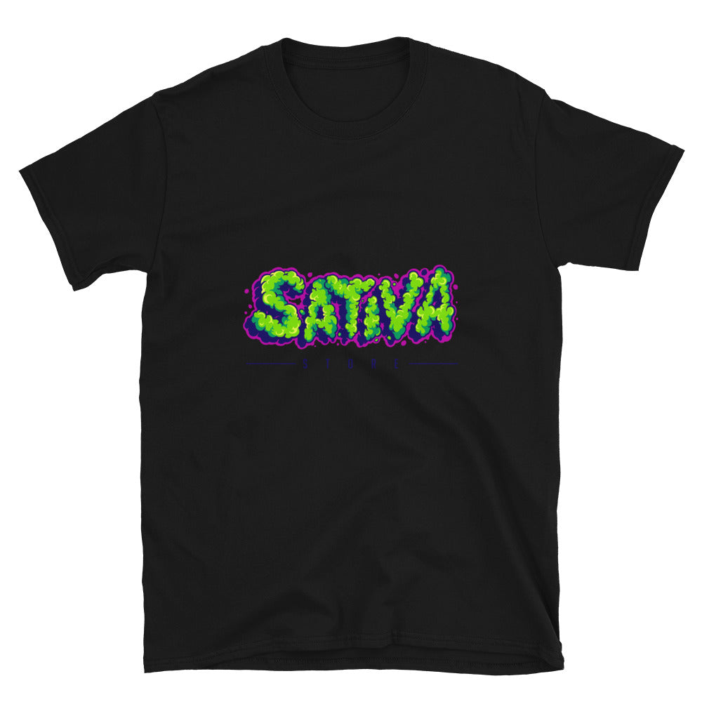 Texto decorativo Sativa, ajuste camiseta unisex Softstyle