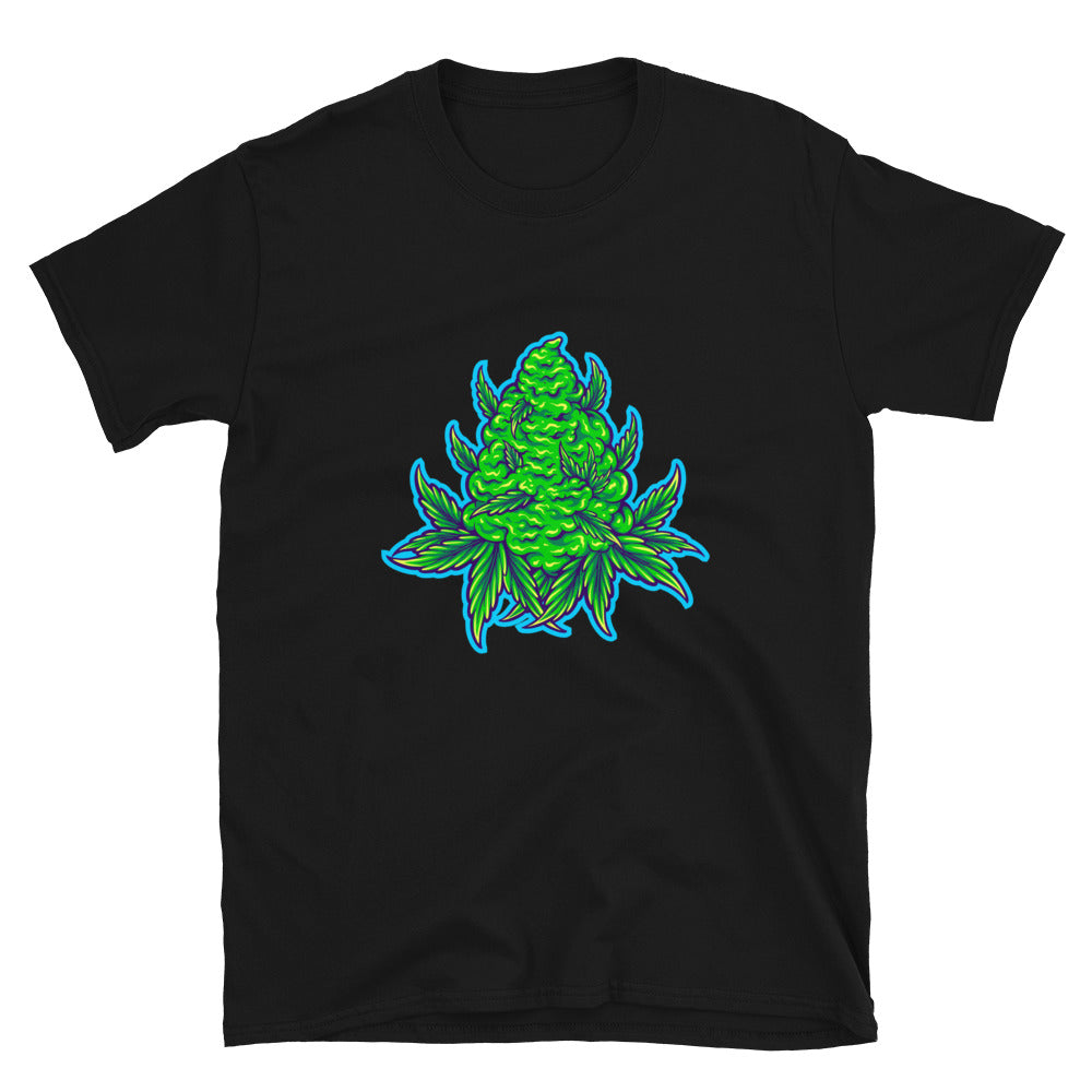 Weed leaf plant natural Hemp Cannabis Fit Unisex Softstyle T-Shirt