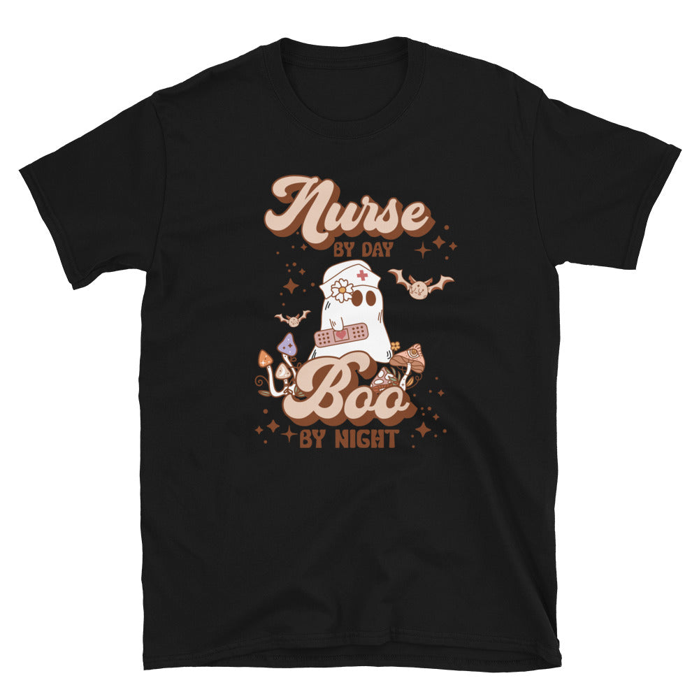 Nurse by Day boo by Night, Fit Unisex Softstyle T-Shirt