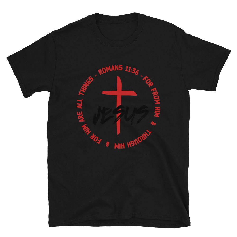 Romans 1136 Scripture Verse Fit Unisex Softstyle T-Shirt