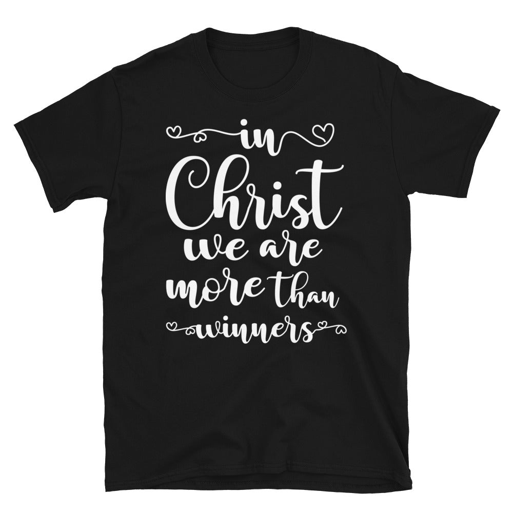 In Christ We Are More Than Winners - Fit Unisex Softstyle T-Shirt