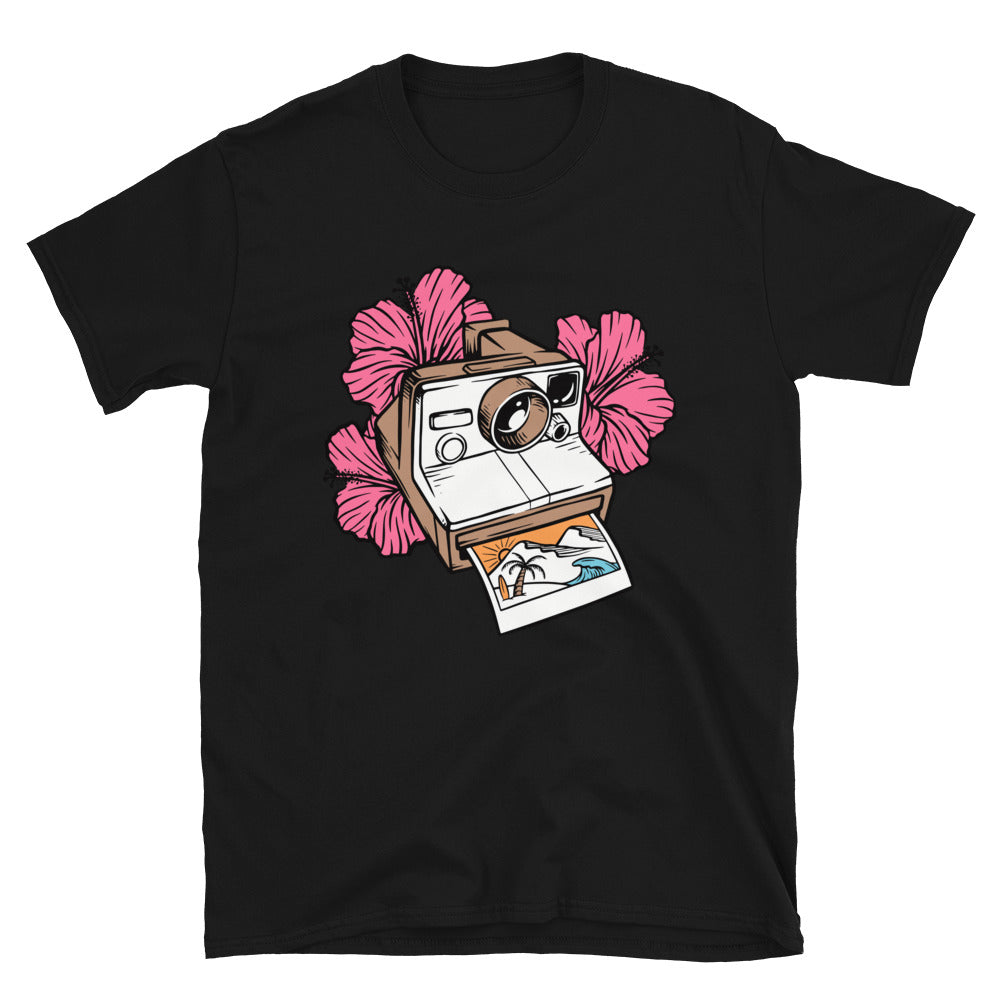 Retro old camera Fit Unisex Softstyle T-Shirt