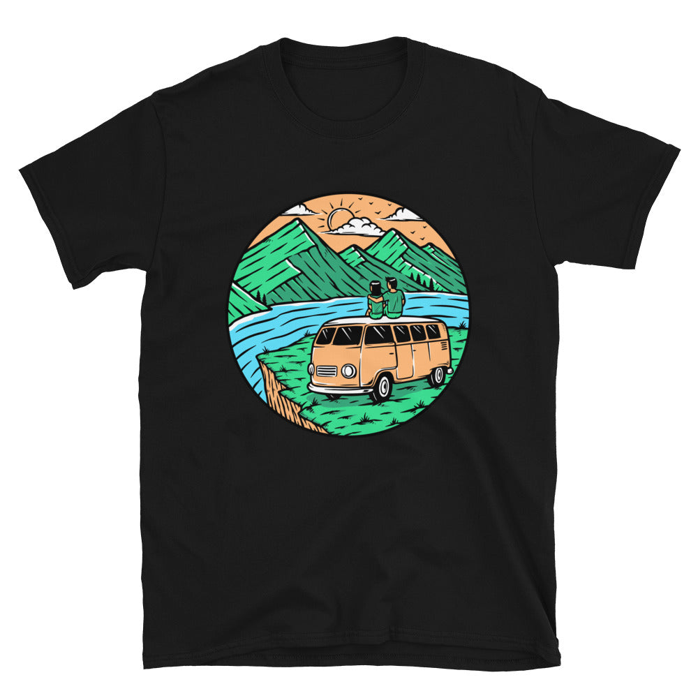 Romantic in the mountains Fit Unisex Softstyle T-Shirt