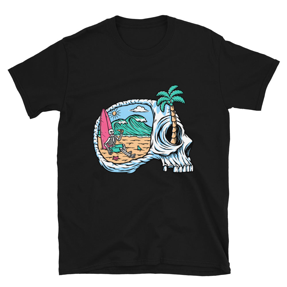 Relax your mind on the beach Fit Unisex Softstyle T-Shirt