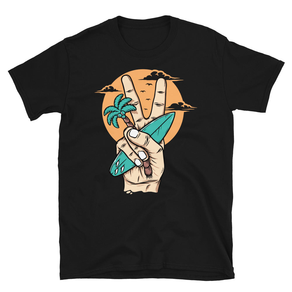 Feel Peace on the Beach - Fit Unisex Softstyle T-Shirt