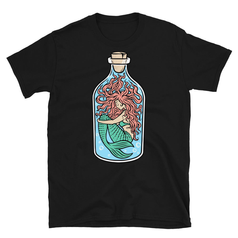 Mermaid in the bottle Fit Unisex Softstyle T-Shirt