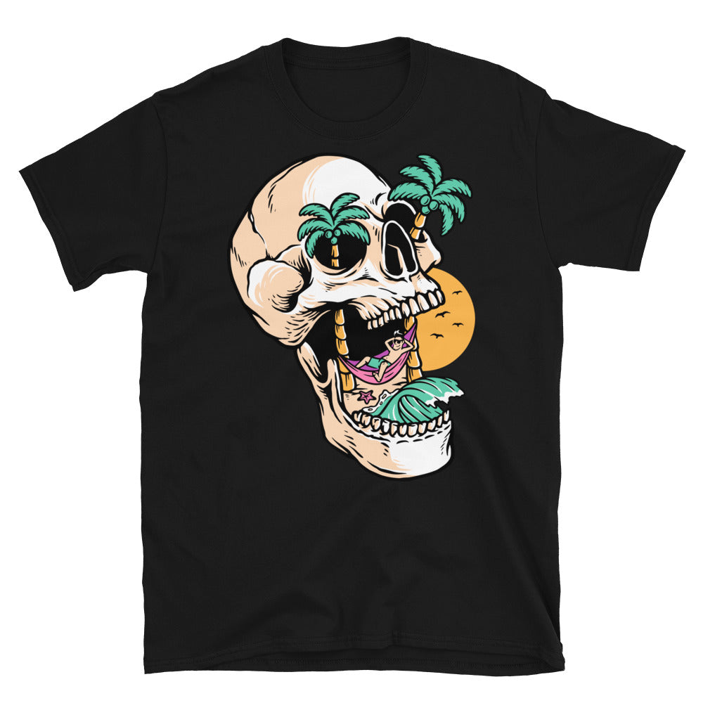 Relax on skull island Fit Unisex Softstyle T-Shirt