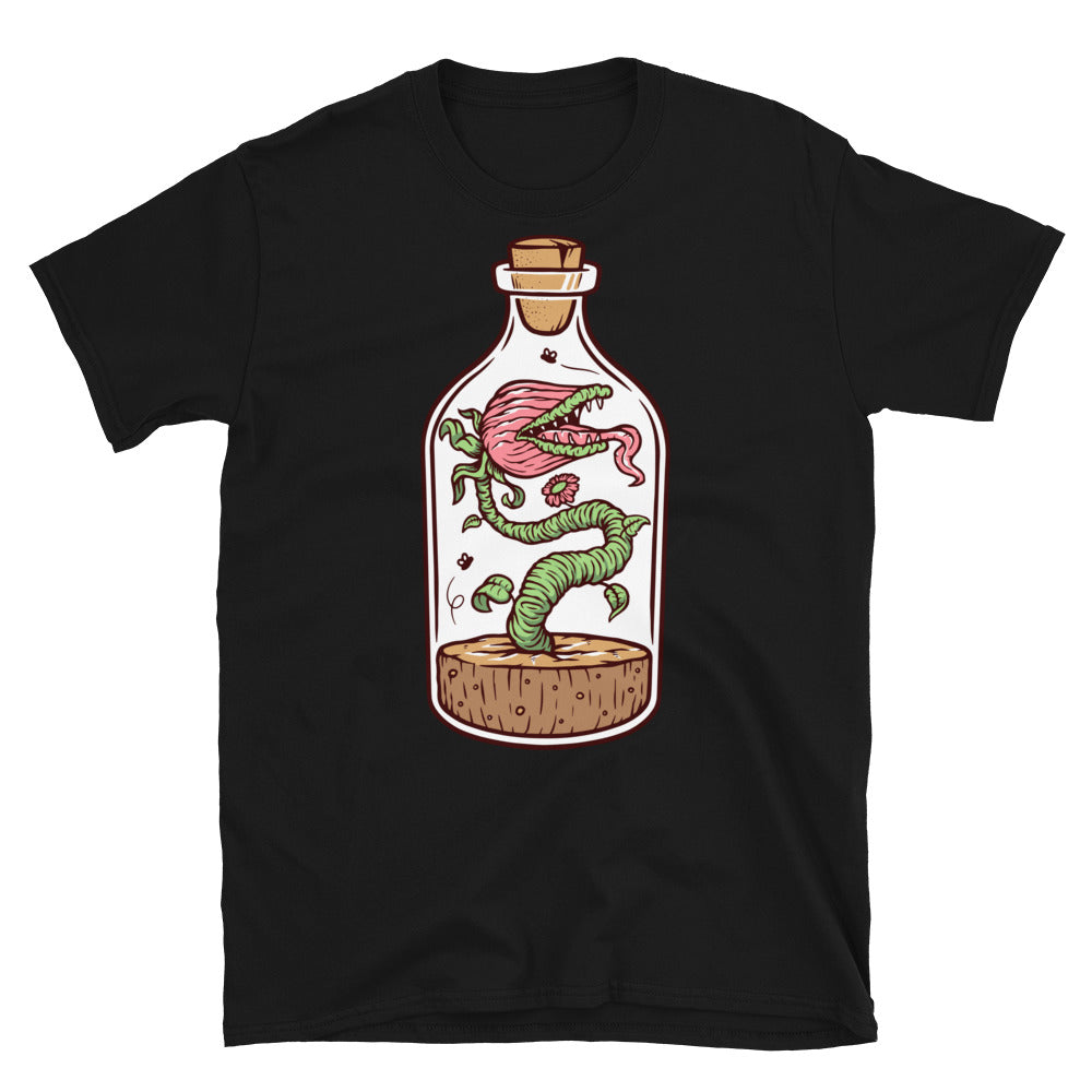 Monster plant in a bottle Fit Unisex Softstyle T-Shirt