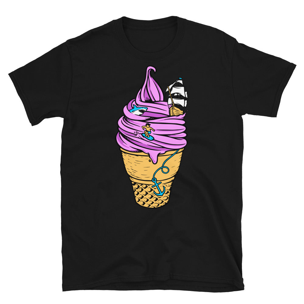 Sea of ice cream Fit Unisex Softstyle T-Shirt