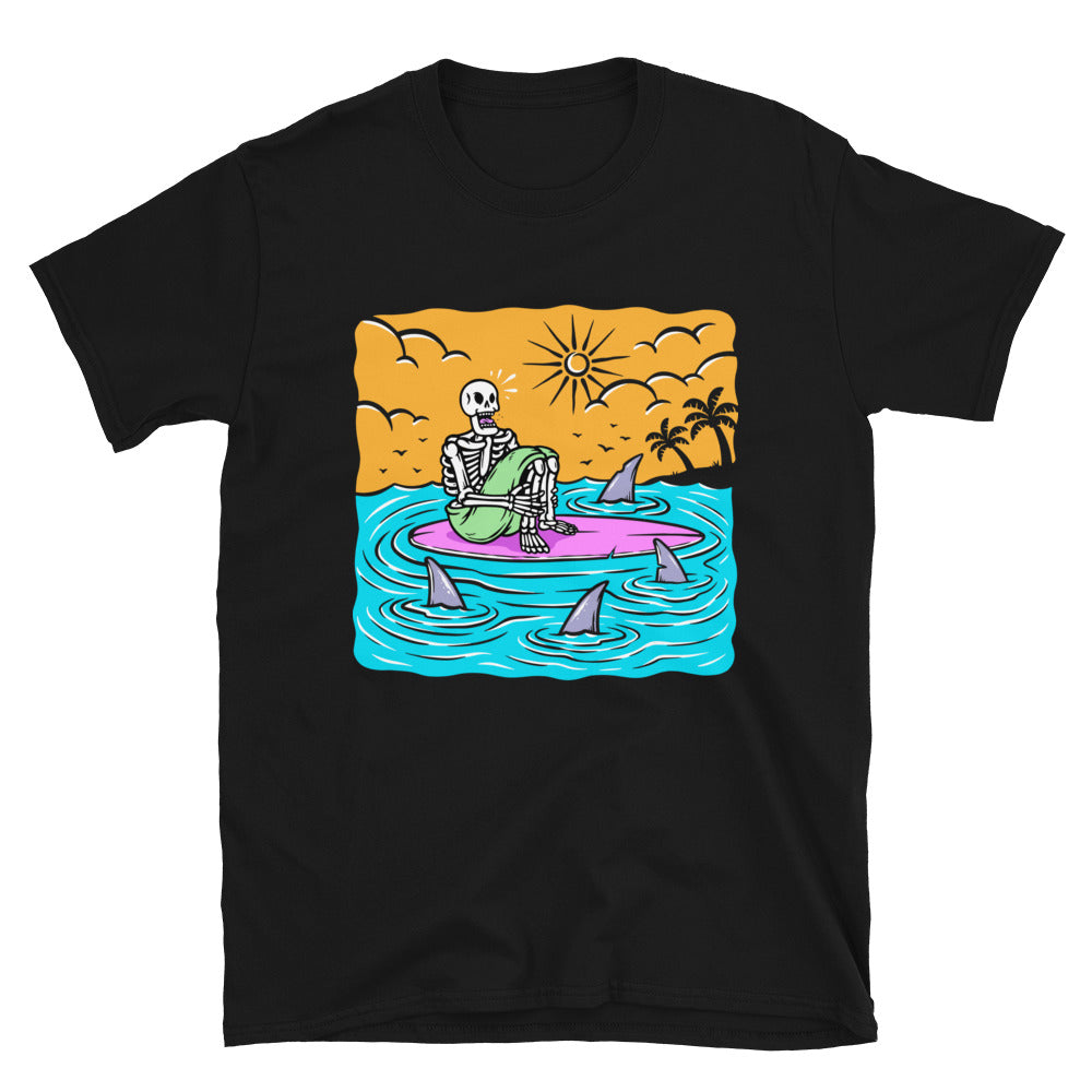 Atrapado en el mar Fit Camiseta unisex Softstyle