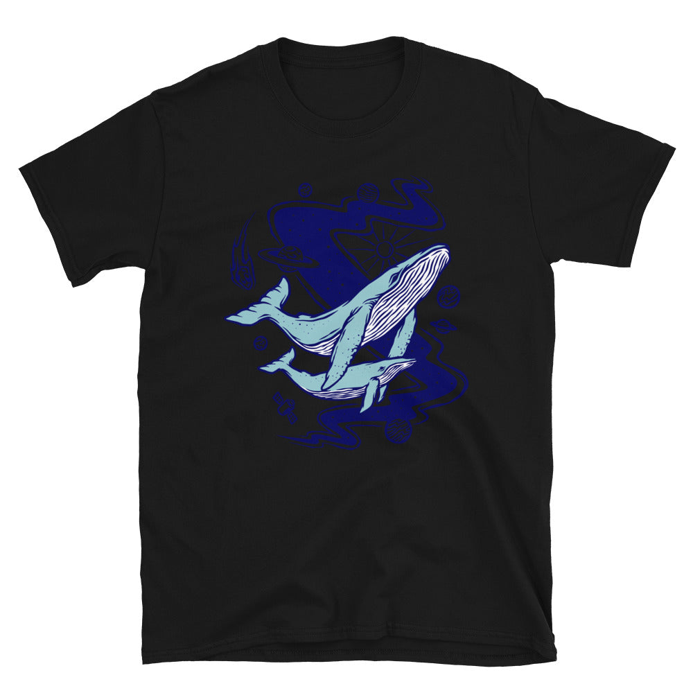 Space whale Fit Unisex Softstyle T-Shirt