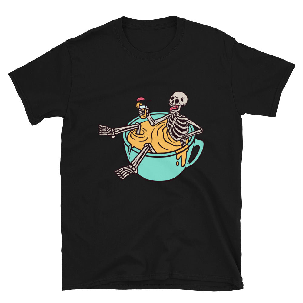 Relaxing skull Fit Unisex Softstyle T-Shirt