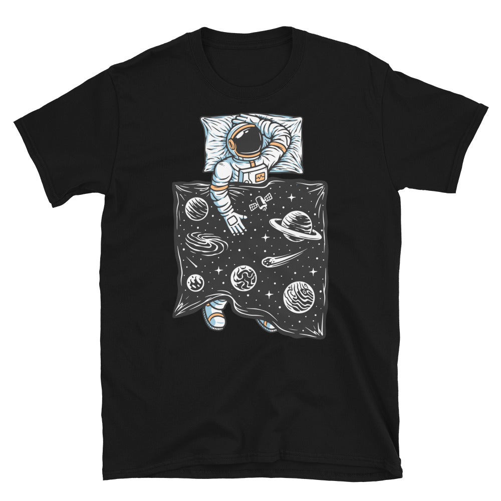 Astronaut Sleeping in the Universe - Fit Unisex Softstyle T-Shirt