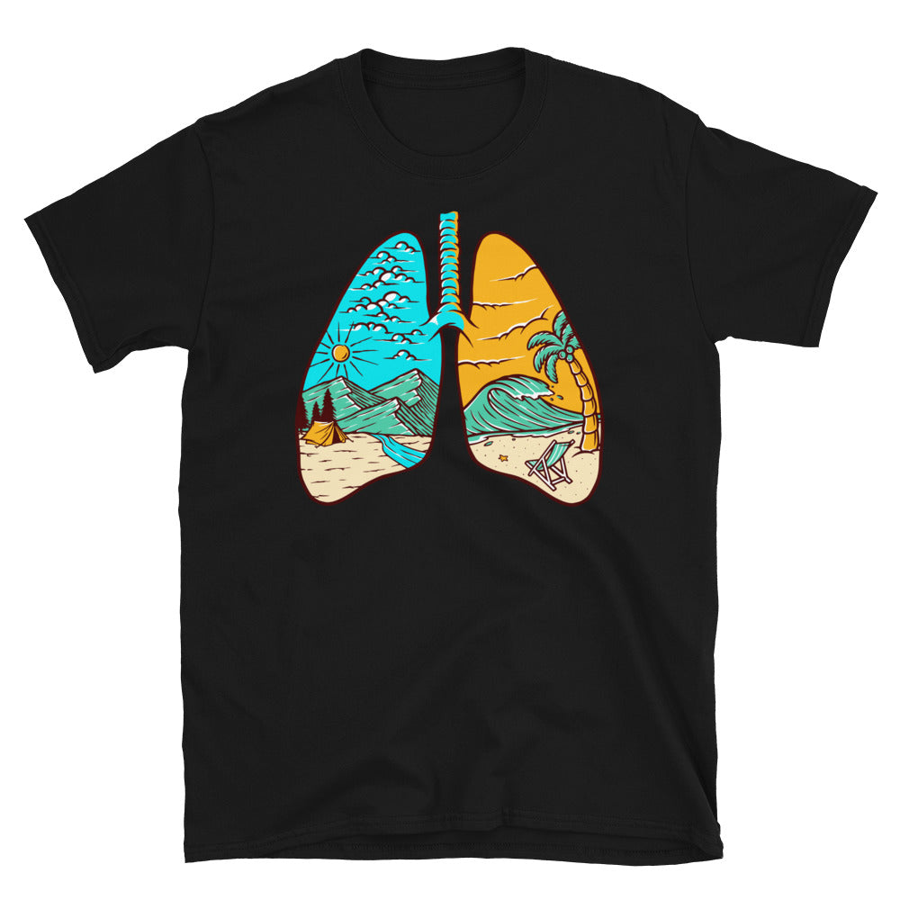 Fresh Natural Lung - Fit Unisex Softstyle T-Shirt