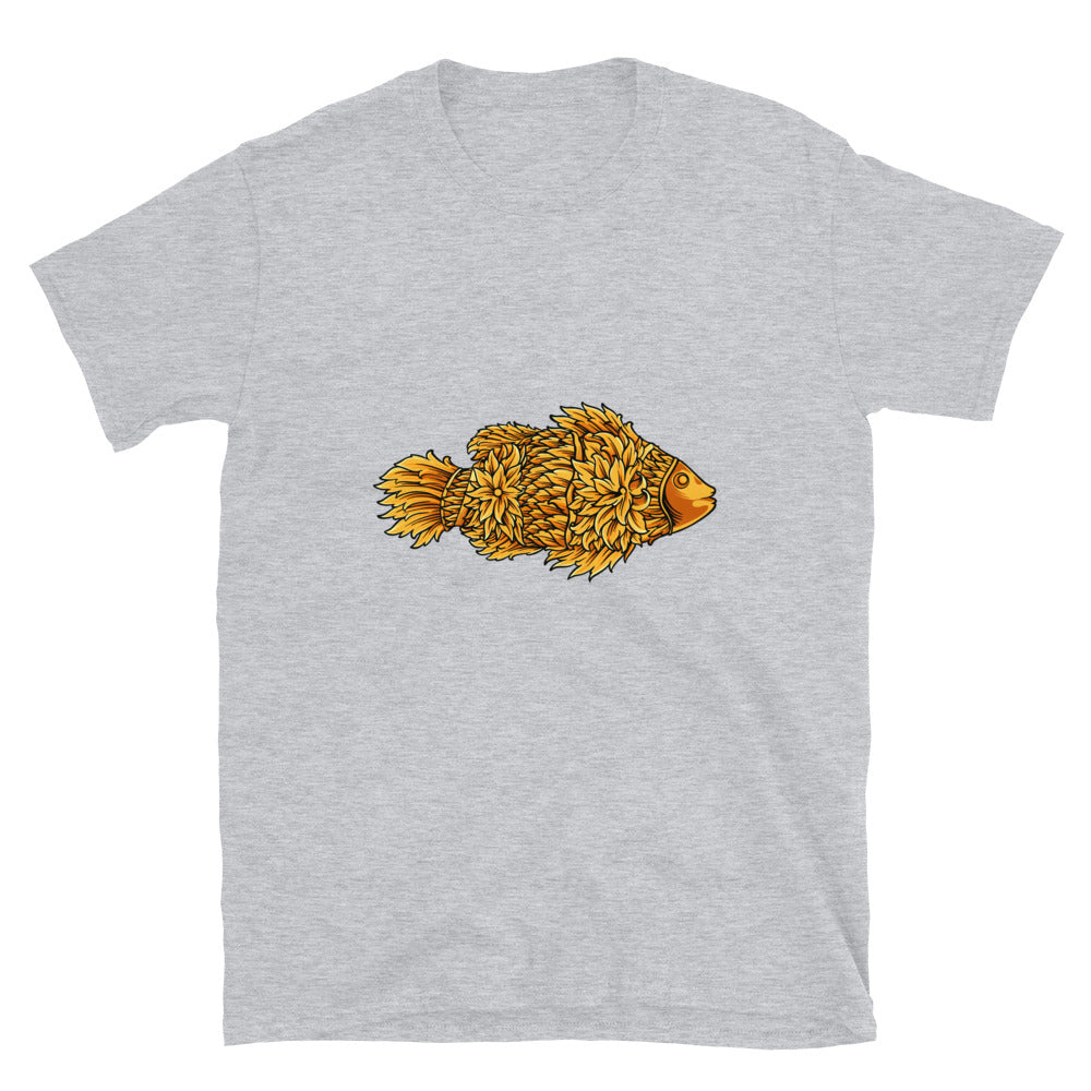 Adornos de peces elegantes vintage Fit Camiseta unisex Softstyle