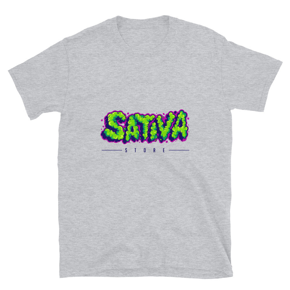 Texto decorativo Sativa, ajuste camiseta unisex Softstyle