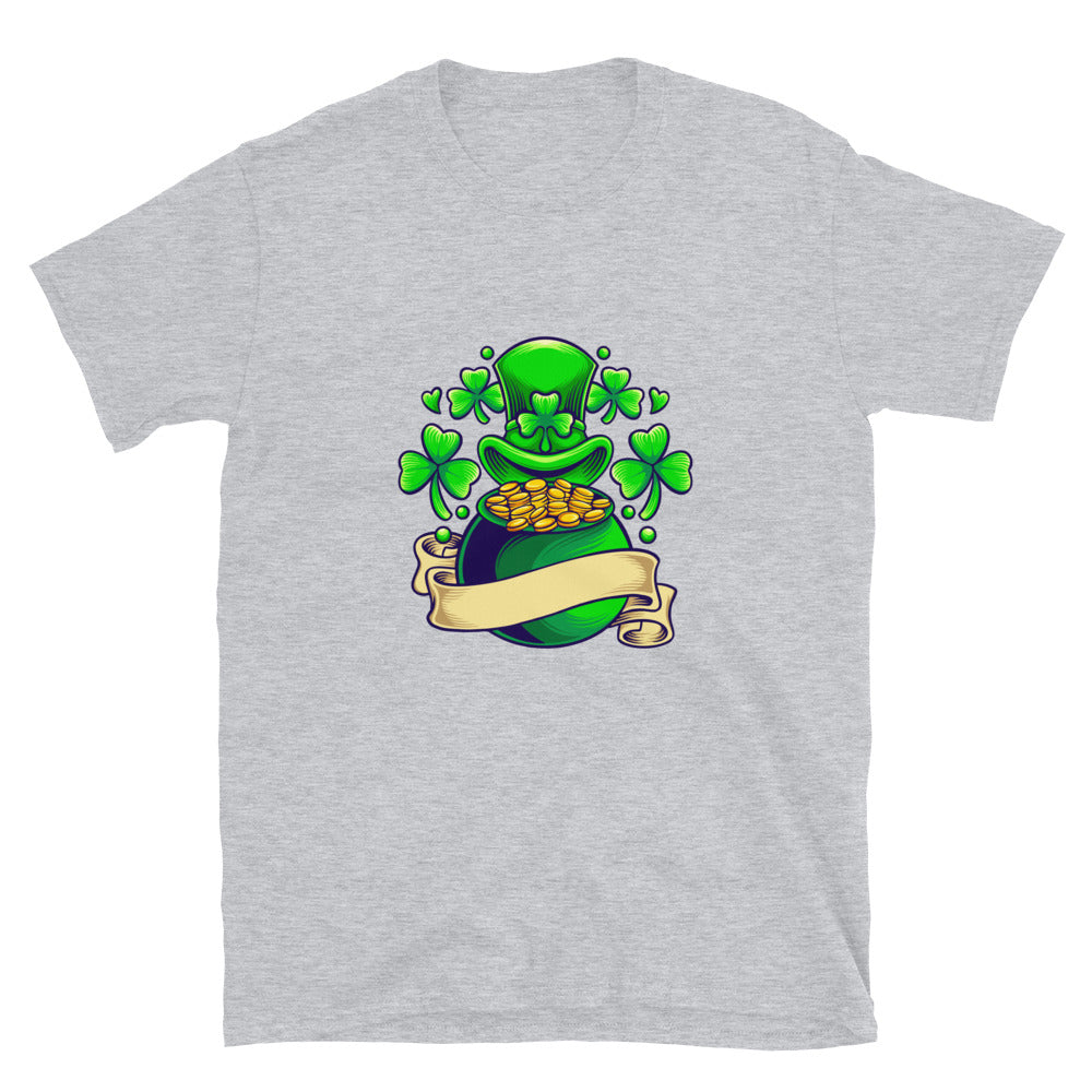 St. Patricks Gelddosen mit Vintage-Band Fit Unisex Softstyle T-Shirt