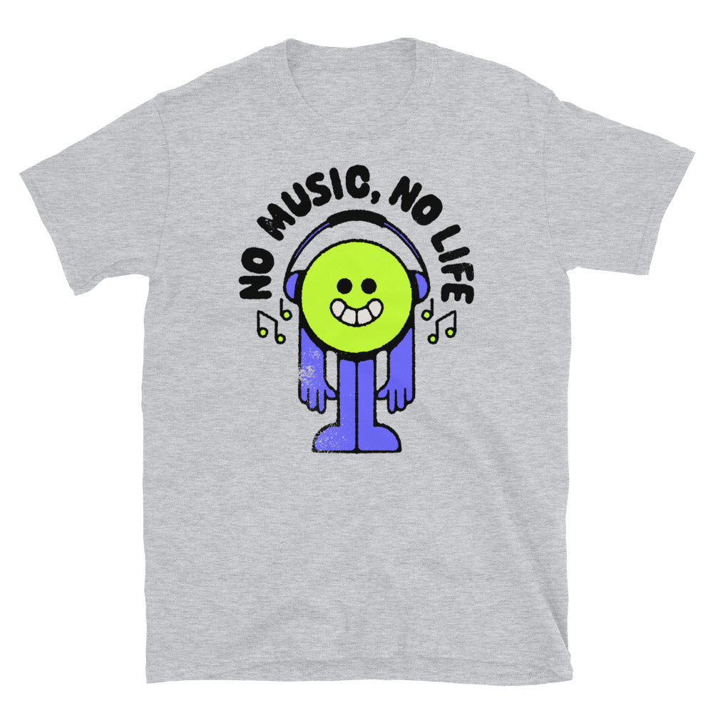 No Music No Life Cute Fit Unisex Softstyle T-Shirt