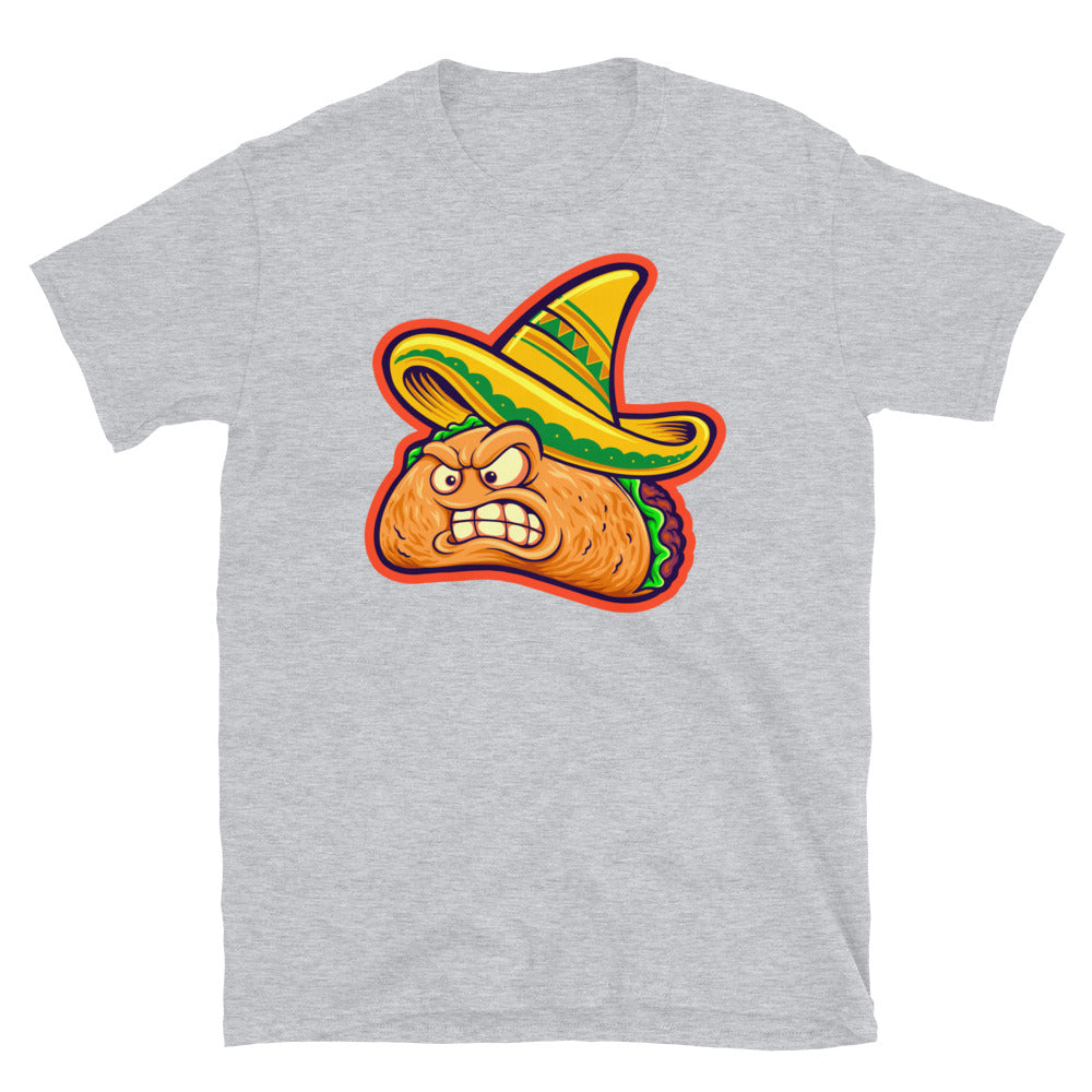 Products Angry delicious tacos restaurant mascot