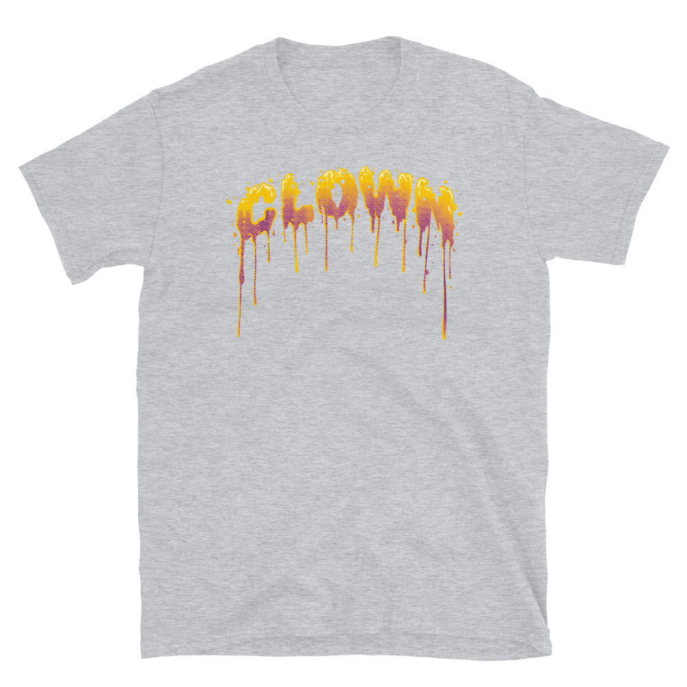 Melting Clown Lettering Hand Drawn