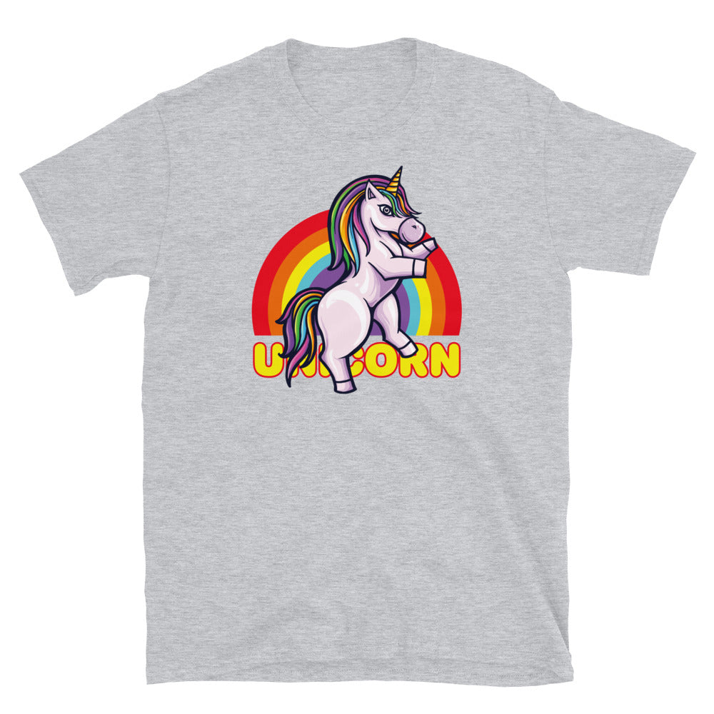 Cute Unicorn Pony & Rainbow