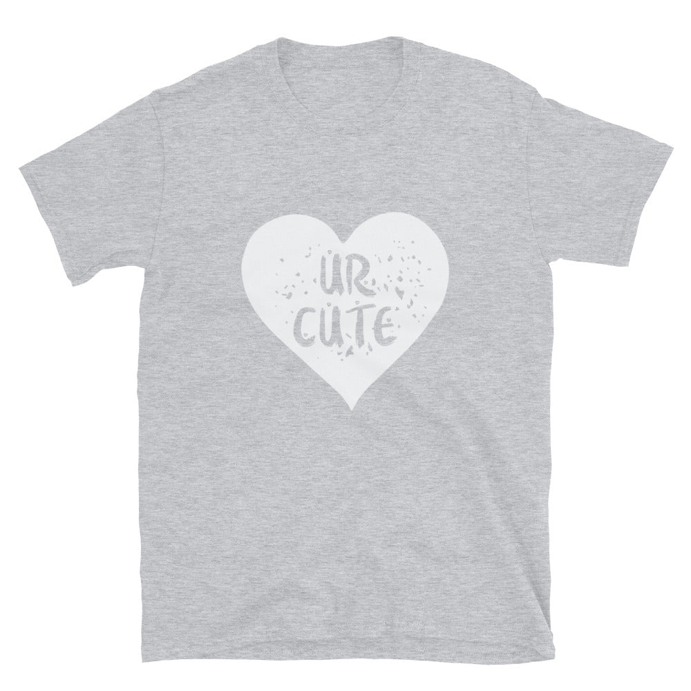 Du bist süß, valentinstagtaugliches Unisex-Softstyle-T-Shirt