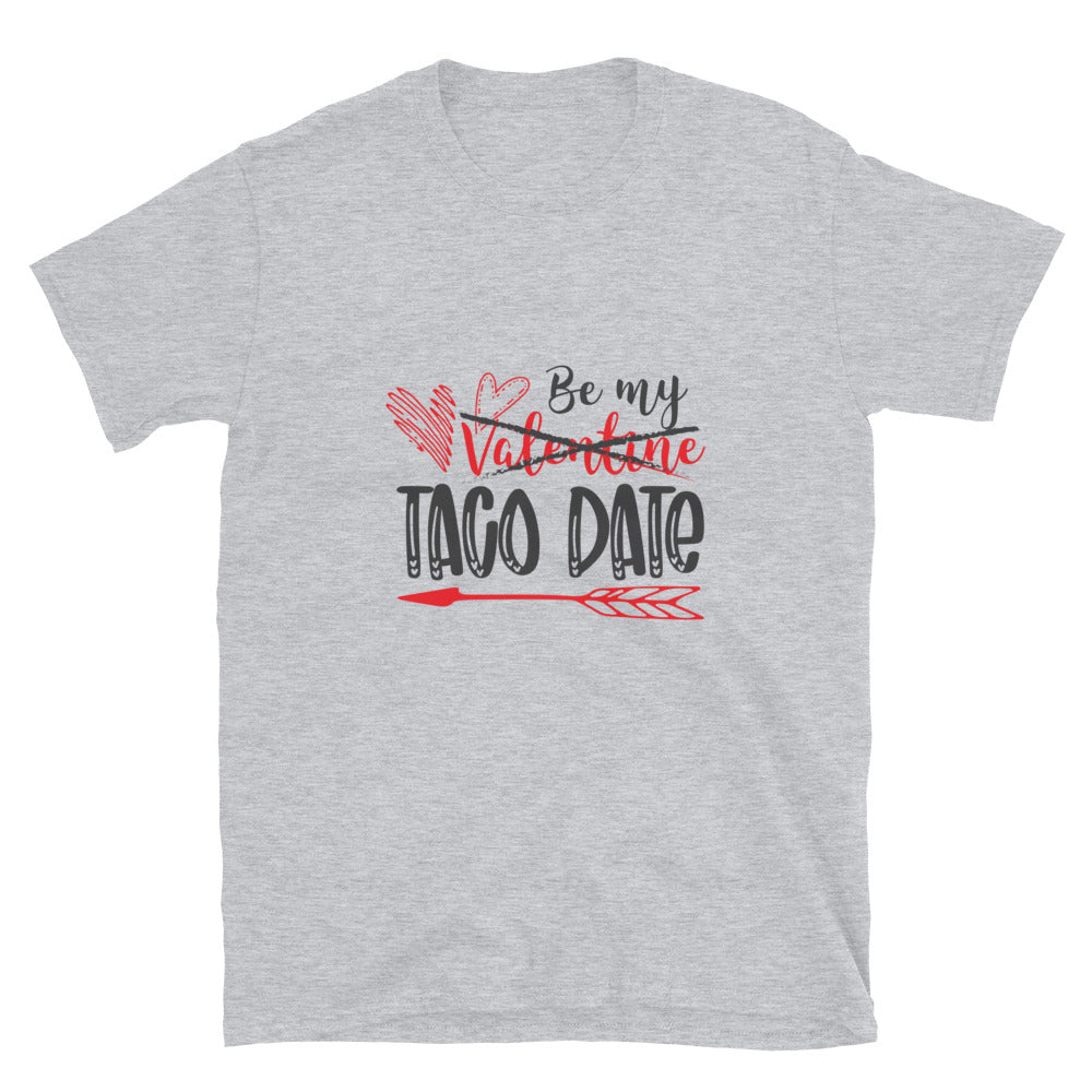 Taco Date, linda camiseta de estilo suave unisex de San Valentín