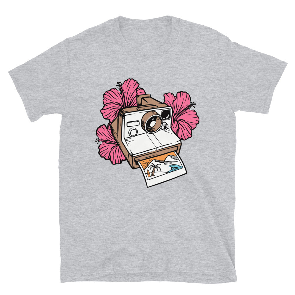 Retro old camera Fit Unisex Softstyle T-Shirt