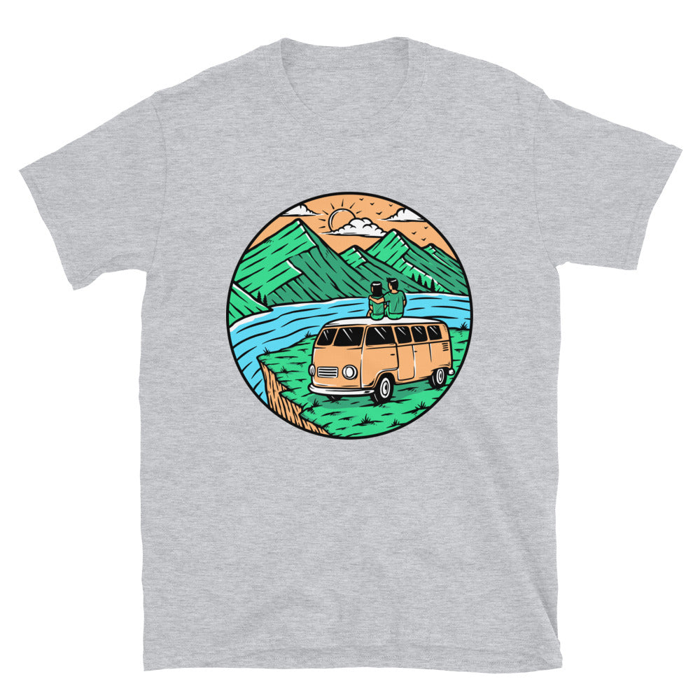 Romantic in the mountains Fit Unisex Softstyle T-Shirt